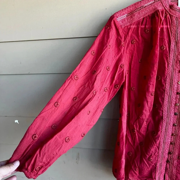Maeve by Anthropologie Boho Button Down Shirt - Size XS - Picture 2 of 6
